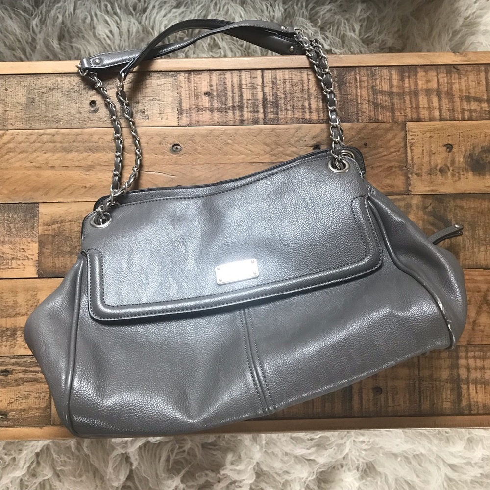 Nine West Gray Hobo Bag Preowned